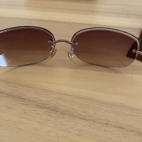 Coach Women's Sunglasses - Pink and Brown - Picture 4 of 7